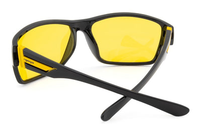 Night driving sunglasses. Glasses that reduce glare and eliminate blinding lights at night. Polarized sunglasses.